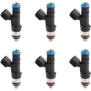 JDMON Fuel Injectors Replacement for GMC Acadia Saturn Outlook 2007-2008 Vue 2008-2010 Buick Enclave 2008 3.6L V6 Replace 0280158154 6Pcs