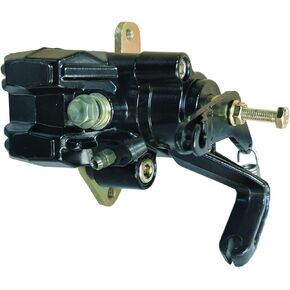 Rear Brake Caliper Assembly Fits for Yamaha Warrior 350 YFM350X Banshee 350 YFZ350 Wolverine 350 YFM350FX Raptor 660R YFM660R with Brake Pads Parking Break 1UY-2580W-01-00