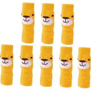 2 Sets pet Socks Dog Leggings Dog Leg Covers Dog Leg Socks Dog Socks Dog Joint Protector Dog Leg Warmers Small Knitting Gloves pet Leg Joint Protector Cotton Protection pad The cat