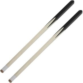 Vaguelly Shorty Pool Cues for Kids 48cm Wooden Billiard House Cue Sticks Children Mini Pool Cues Billiard Cue Sticks Short Practice Wood Snooker Cues 2pcs