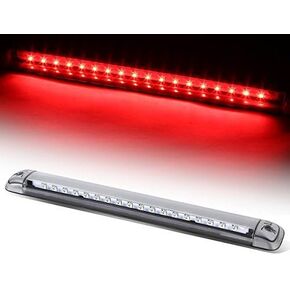 Auto Dynasty Black LED 3rd Third Rear Brake Light Lamp Compatible with Chevy Blazer S10 Tahoe GMC Jimmy S15 Suburban Yukon XL 92-04