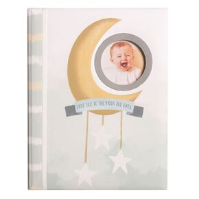 C.R جيبسون B2-23934 كتاب ذكريات الأطفال المحايد للجنسين Love You to The Moon and Back، 8.8 بوصة عرض × 11.2 بوصة ارتفاع