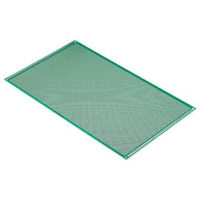 PATIKIL 11.8" x 7.1" PCB Board Circuit, 1 Pcs Prototype Perfboard Solder Boards for DIY Soldering and Electronic Project Circuit Boards Solderable Breadboard, Green