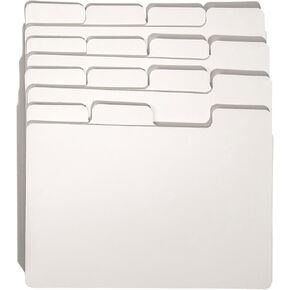 Greeting Card Organizer Index Card Dividers,Blank Index Cards Guide,15 Per Set