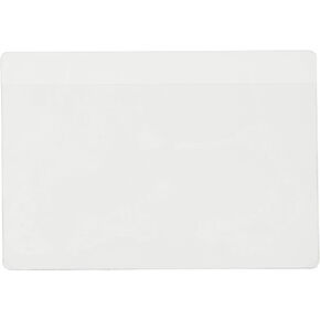 TOPS Business Forms Cardinal HOLDit! Self-Adhesive 3 x 5-Inch Index Card Pocket, Clear, 100 Pack (21150CB), CRD21150CB