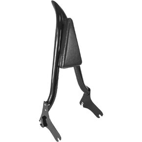 Detachable Chrome Sissy Bar Passenger Backrest Rear Pad Compatible for Harley Davidson Touring 1997-2008 Road King Electra Glide Street Glide FLHR FLHX FLHT FLTR [26 Inches]