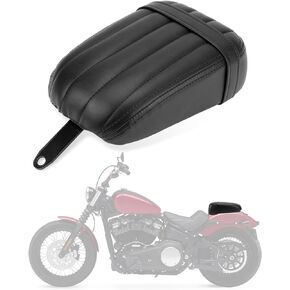 Softail Seat Covers - Psler Motorcycle Passenger Rear Seat Cushion Pad for 2018 2019 2020 2021 2022 2023 Street Bob Softail Slim Standard Fxbb Fxst Accessories