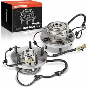 A-Premium 2 × محمل العجلة الأمامية ومجموعة المحور مع ABS و5 عروات متوافقة مع Jeep Commander 2006-2010، Grand Cherokee 2005-2010، 4WD وRWD in Saudi Arabia
