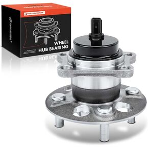A-Premium Rear Wheel Bearing and Hub Assembly with ABS & 4-Lug Compatible with Toyota Yaris 2006-2014, Prius C 2012-2019 & Scion iQ 2013