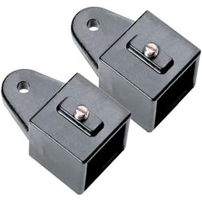 SEACHOICE External Eye End for Square Tubes, Nylon, Black