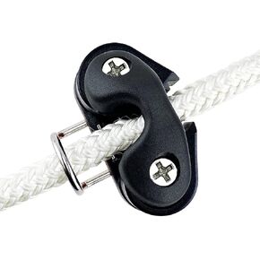 Cam cleats with Top Wire Flaired Leading Ring(Orange), Nylon Top Cover Tromotes stability, Nylon Cammatic Cleats, Composite 2 Row, Boat Pilates Equipment Fast Entry, For Rope diameter: 1/4"-1/2"