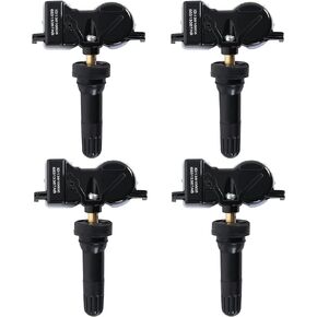 TPMS Tire Pressure Monitoring System Sensor 68193586AA 68193586AB Replacement Compatible with 2016-2019 Jeep Grand Cherokee Dodge Durango Chrysler Pacifica 433MHZ 4PCS
