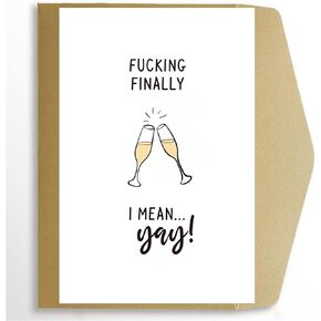 Funny Wedding Card, Congratulations Engagement Card, Humorous Marriage Card