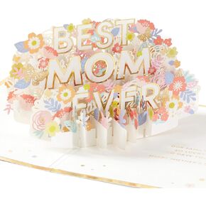 Hallmark Signature Paper Wonder Pop Up Mothers Day Card for Mom or Wife (Best Mom Ever)
