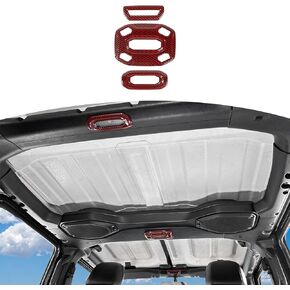 RT-TCZ for Jeep JL Light Blue Dome Light Cover Trim for Jeep Wrangler JL Gladiator JT 2018-2023 Light Blue Interior Accessories 3pcs