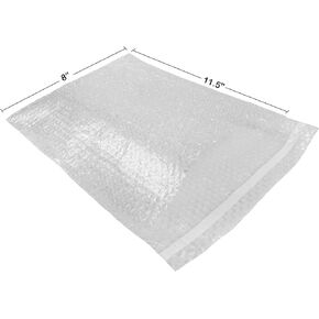 uBoxes Bubble Out Bag 8'' x 11.5'' #5, Pack of 350, Clear