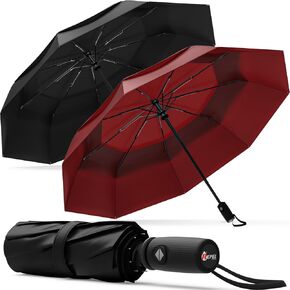 Repel Umbrella The Original Portable Travel Umbrella - Umbrellas for Rain Windproof, Strong Compact Umbrella for Wind and Rain - Perfect For On-the-Go, Car Umbrella, Backpack Umbrella