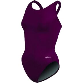 Dolfin XtraSleek Womens' One Piece Swimsuit - Athletic HP Back, Competition Swimwear