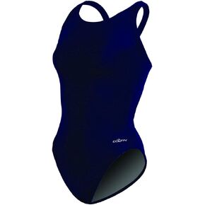بدلة سباحة Dolfin XtraSleek للسيدات قطعة واحدة - ظهر رياضي من HP، ملابس سباحة للمنافسة