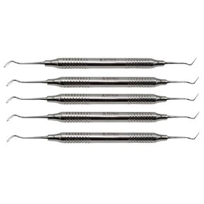Dental Amalgam & Wax Carvers Hollenback Set of 5 Double Ended Restorative Filling Instruments Plugger sculpturing Tool Brand Artman instruments