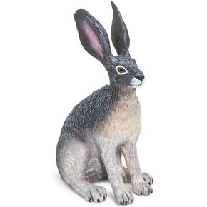 Safari Ltd. American Desert Hare Figurine - Detailed 3" Plastic Model Figure - Fun Educational Play Toy for Boys, Girls & Kids Ages 3+