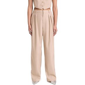 WAYF Women's Dolly Pleated Trousers