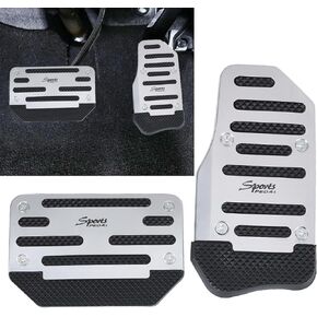 Anti Skid Car Brake Pedal Car Gas Fuel Brake Board Cover Foot Pedal Kit Car Supplies Accessories Red