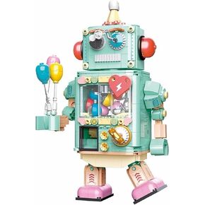 Mini Micro Blocks Set Egg-Twisti Robot Building Blocks Kit and Display Model for Home or Office, Idea Birthday Present and Game for Teens(600+PCS) in Kuwait