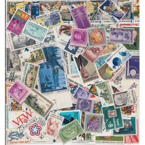 1000 Vintage Used USA Postage Stamps Off-paper Stamp United States Stamp Collecting by Captain Nikkiesavage
