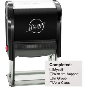 Completed - Self Inking Teacher Stamp - Black Ink