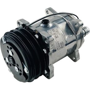 Universal A/C Compressor with 2PK Clutch 508 V Belt Style 5H14 R134A Rear Exit