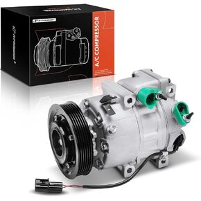 A-Premium A/C Compressor with Clutch Compatible with Hyundai Genesis 3.8L 2009-2013