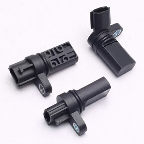Cam Camshaft Crankshaft Position Sensor Kit (Pack of 3) Replacement for FX35 G35 I35 M35, 350Z Altima Frontier Quest Xterra 3.5L 4.0L - 23731-AL60A 23731-AL61A 23731-6J90B