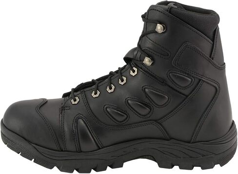 حذاء Milwaukee Leather MBM9115 للرجال مصنوع من الجلد الأسود بطول 6 بوصات طراز Swat تكتيكي لراكبي الدراجات النارية - 11 in Saudi Arabia