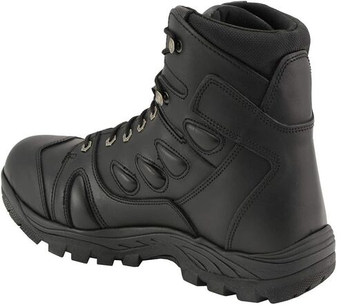 حذاء Milwaukee Leather MBM9115 للرجال مصنوع من الجلد الأسود بطول 6 بوصات طراز Swat تكتيكي لراكبي الدراجات النارية - 11 in Saudi Arabia