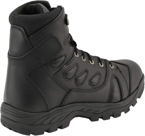حذاء Milwaukee Leather MBM9115 للرجال مصنوع من الجلد الأسود بطول 6 بوصات طراز Swat تكتيكي لراكبي الدراجات النارية - 11 in Saudi Arabia