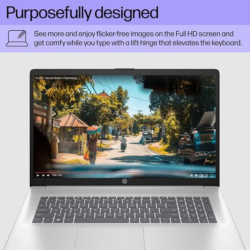 HP 17.3 inch Laptop, FHD Display, AMD Ryzen 5 7520U, 16 GB RAM, 512 GB SSD, AMD Radeon Graphics, Windows 11 Home, 17-cp2099nr (2024) in Saudi Arabia