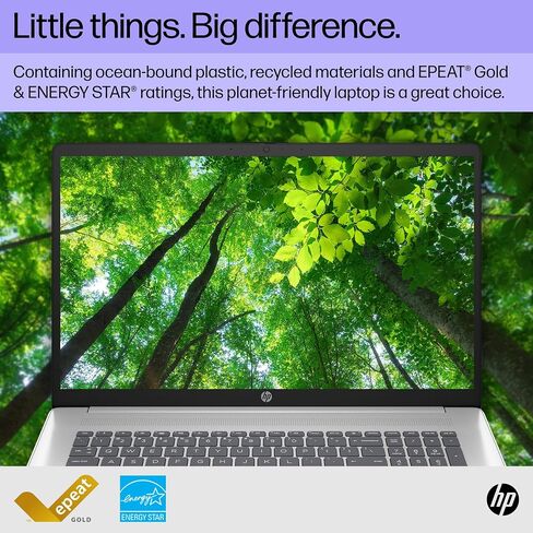 HP 17.3 inch Laptop, FHD Display, AMD Ryzen 5 7520U, 16 GB RAM, 512 GB SSD, AMD Radeon Graphics, Windows 11 Home, 17-cp2099nr (2024) in Saudi Arabia