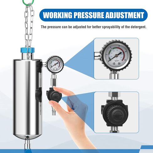 Fuel Injector Cleaner Kit, Non-Dismantle Fuel Injection System Cleaner Tester 1L 150PSI Fuel Injector System Cleaning Machine Tool Catalytic System Cleaner Converter Cleaner for Gasoline Cars Vehicle in Saudi Arabia