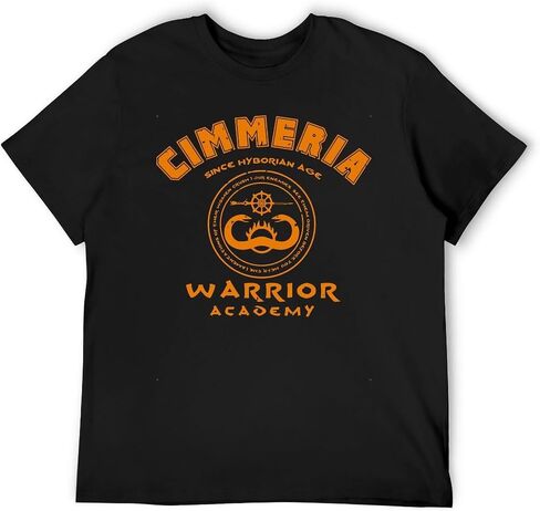 Cimmeria Warrior Academy Conan The Barbarian Men's Basic Short Sleeve T-Shirt Cotton Unisex Fashion Casual T-Shirts in Saudi Arabia