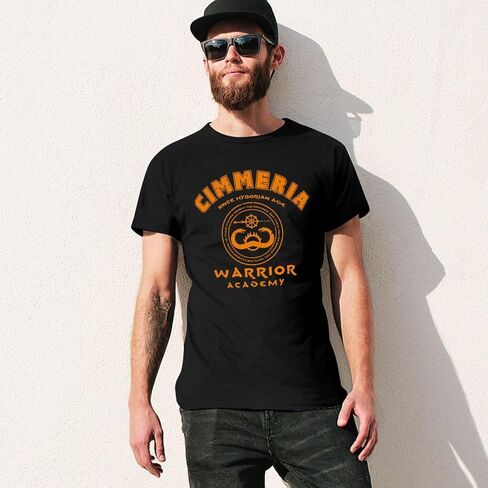 Cimmeria Warrior Academy Conan The Barbarian Men's Basic Short Sleeve T-Shirt Cotton Unisex Fashion Casual T-Shirts in Saudi Arabia
