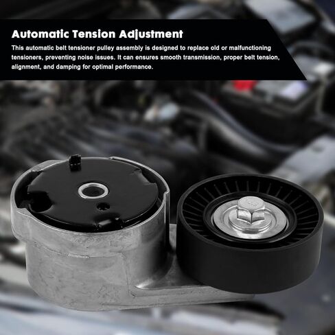 Automatic Belt Tensioner Assembly with Pulley 39282 05184617AD Compatible with Chrysler Town & Country 2011-2016, Dodge Challenger Charger Durango, Jeep Grand Cherokee, Ram 1500, C/V in Saudi Arabia