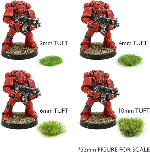 War World Scenics Self Adhesive Static Grass Tufts x 100 – Heather, 6mm – Model Railway Wargame Scenery Railroad Modelling Diorama Miniature Hobby Tabletop in Kuwait