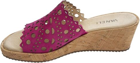 صنادل رياضية نسائية من VANELi Cammie Cut-Outs Cork بكعب متوسط ​​كاجوال 2-3 بوصة - بيج in Kuwait