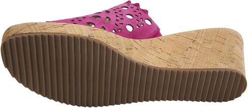صنادل رياضية نسائية من VANELi Cammie Cut-Outs Cork بكعب متوسط ​​كاجوال 2-3 بوصة - بيج in Kuwait