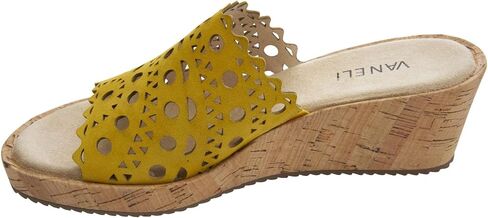 صنادل رياضية نسائية من VANELi Cammie Cut-Outs Cork بكعب متوسط ​​كاجوال 2-3 بوصة - بيج in Kuwait