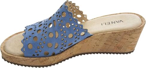 صنادل رياضية نسائية من VANELi Cammie Cut-Outs Cork بكعب متوسط ​​كاجوال 2-3 بوصة - بيج in Kuwait