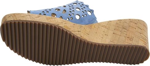 صنادل رياضية نسائية من VANELi Cammie Cut-Outs Cork بكعب متوسط ​​كاجوال 2-3 بوصة - بيج in Kuwait