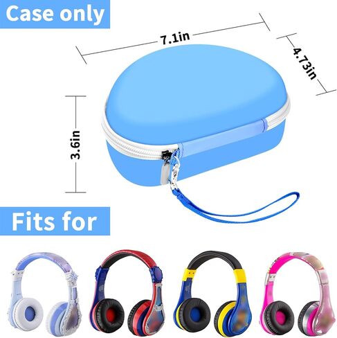 ANKHOH Case for eKids/for Beats Studio Pro/for Beats Solo3 / for Beats Studio3/ for Beats Solo2 Wireless Bluetooth Portable Headphones, Kids and Toddler Headband Storage Holder Bag Pouch (Box Only) in Kuwait