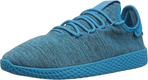 حذاء الجري PW Tennis HU للأطفال من الجنسين من adidas Originals، Bold Aqua/Bold Aqua/Chalk White، 7 M US للأطفال الكبار in Saudi Arabia